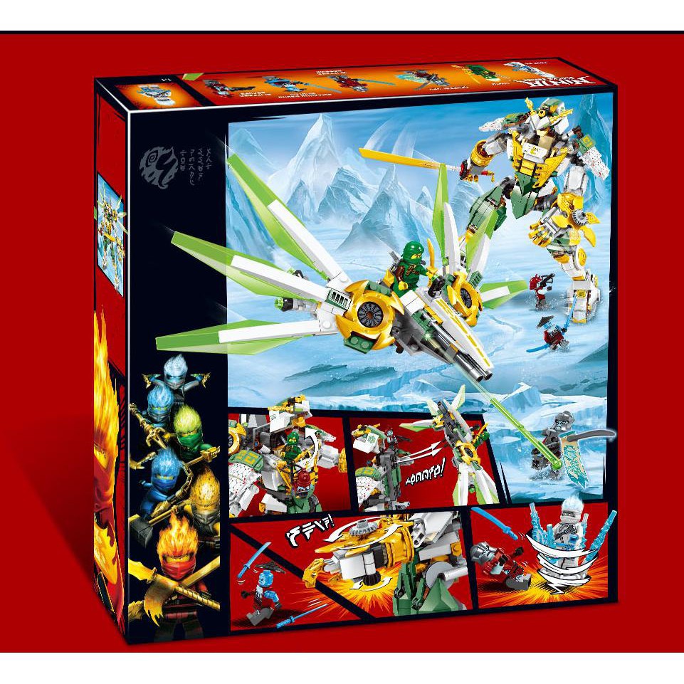 [Rẻ Vô Địch] Đồ Chơi Lắp Ghép Người Máy Robot Ninjago 4020 Lloyd’s Titan Mech Robot