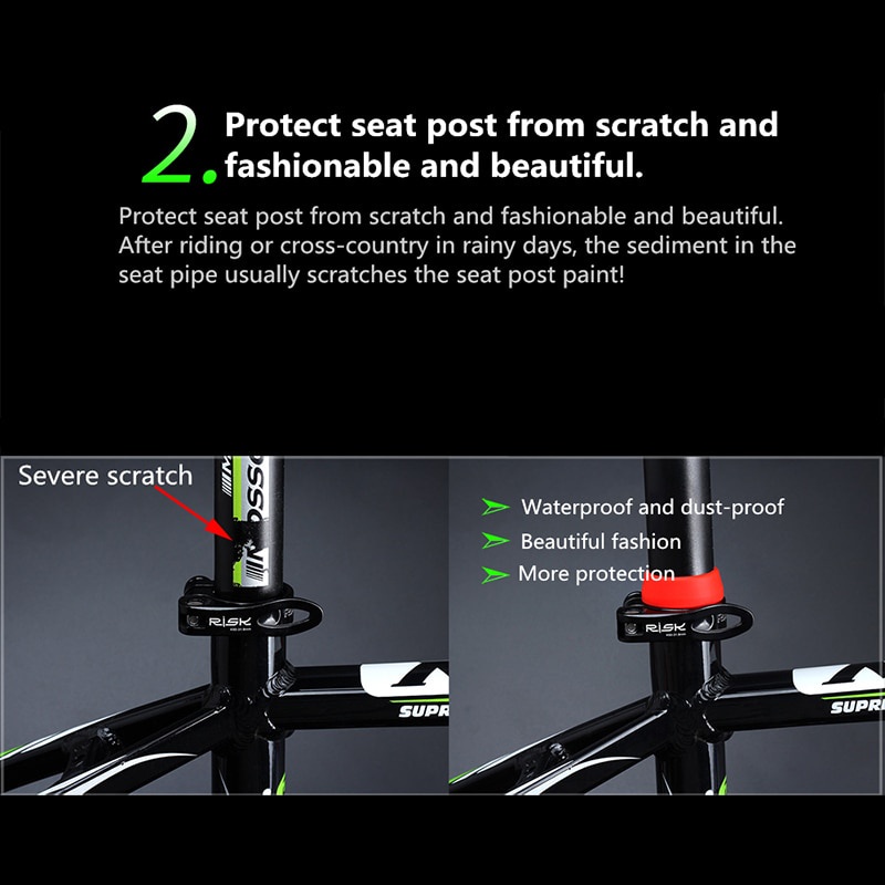 Vòng Đệm Cao Su Silicon Chống Thấm Nước Gắn Yên Xe Đạp Leo Núi Ốp