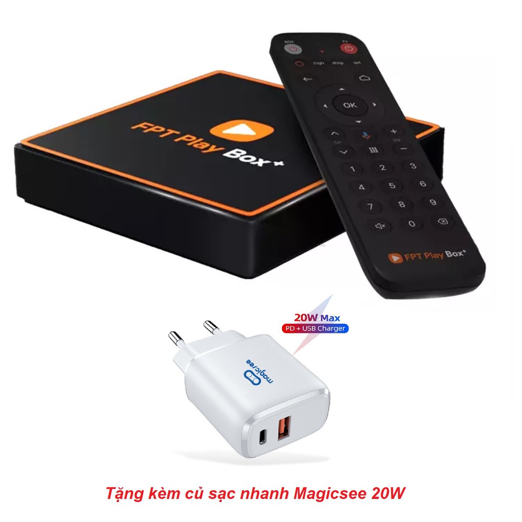 Android tv box FPT Play box 2020 - Điều khiển giọng nói - Hệ điều hành Android TV 10