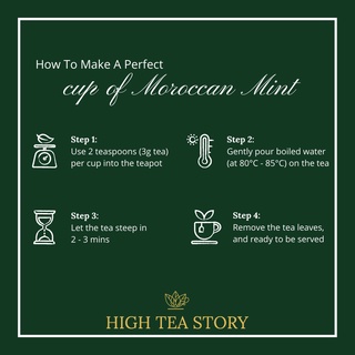 Trà Moroccan Mint - Trà Xanh Bạc Hà Cao Cấp