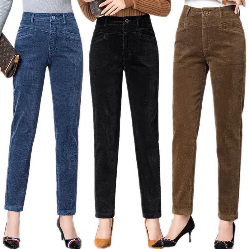 Quần Baggy Nhung Cạp Khoá Đi Làm Đi Chơi Thoải Mái Và Đẹp-mã 66