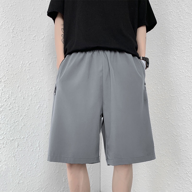 Quần Short Thể Thao Ống Rộng Màu Sắc Đơn Giản Cho Nam