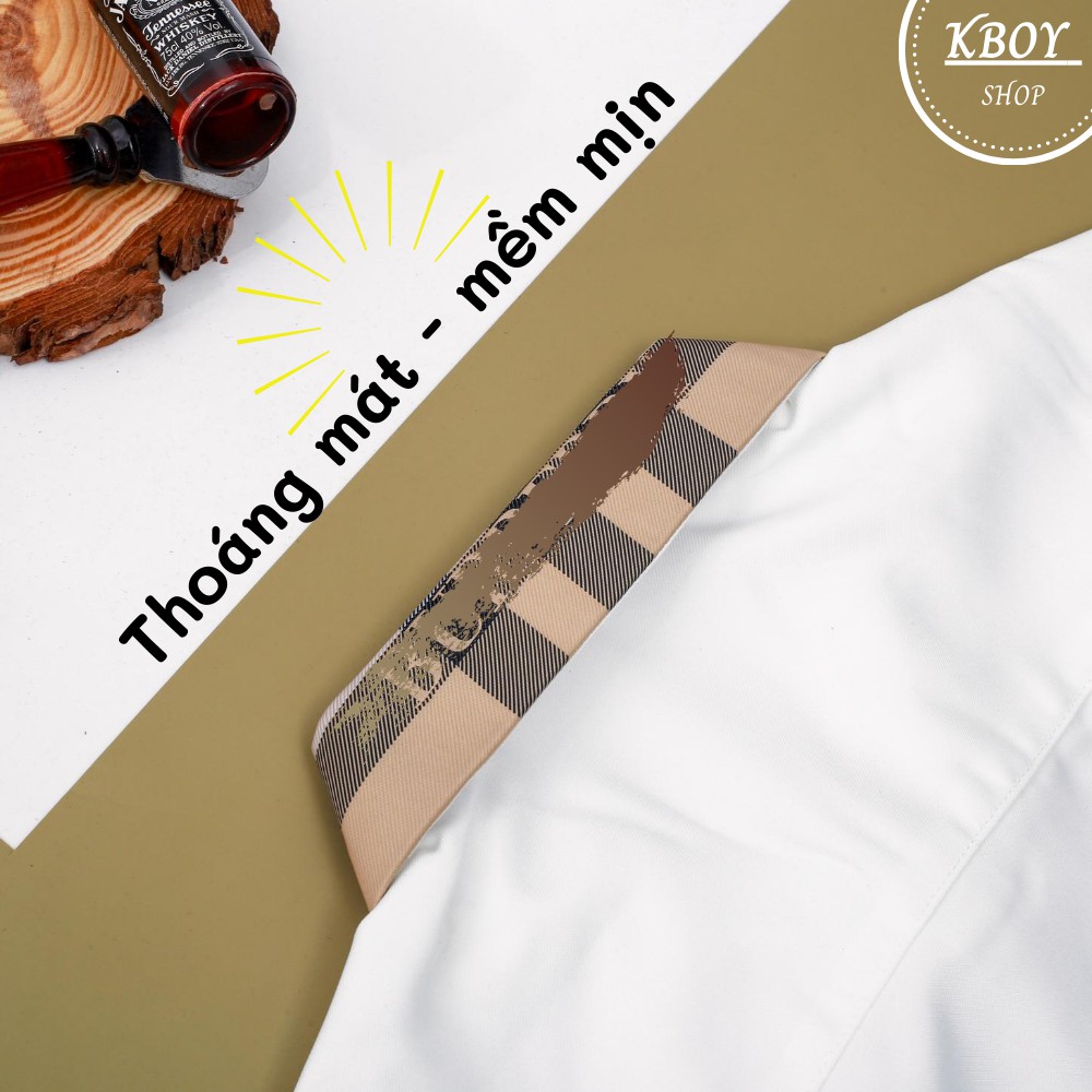 Áo Sơ Mi Nam Tay Dài [𝐅𝐑𝐄𝐄 𝐒𝐇𝐈𝐏]Áo sơ mi 2 màu TRẮNG ĐEN vải mềm mịn, thoáng mát basic trẻ trung - F099 | BigBuy360 - bigbuy360.vn