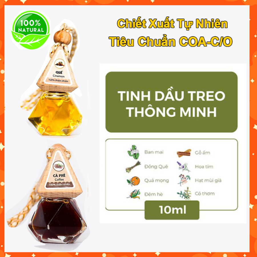 Tinh dầu thơm treo xe ô tô 20 mùi