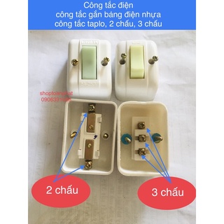 Công tắc điện táp lô | công tắc đèn 2 chấu, 3 chấu Nival