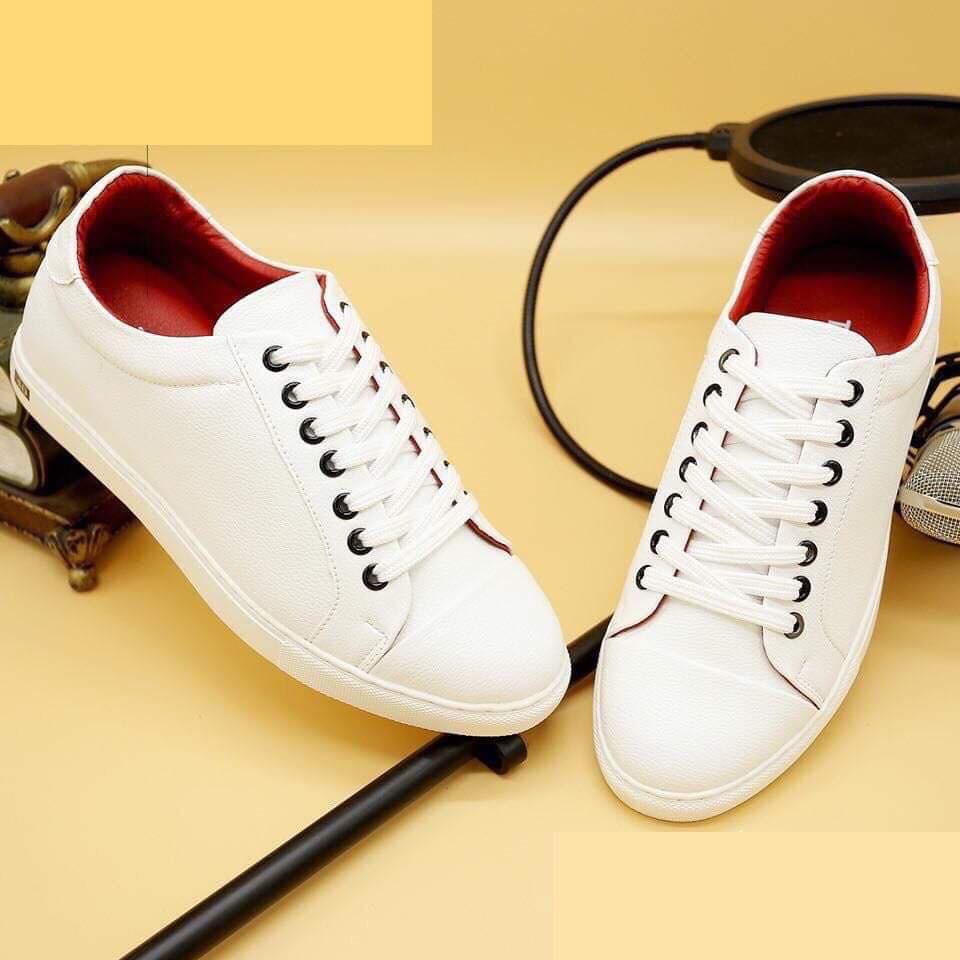 Giày Sneaker Nam trắng phong cách