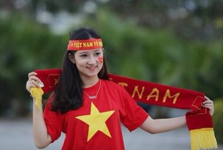Combo áo cờ + stick + băng rôn cổ vũ bóng đá