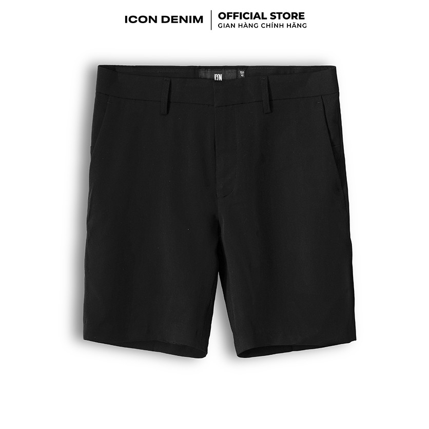 Quần Short Tây Nam Trơn ICON DENIM Dáng Slim-fit