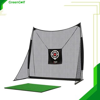 Lưới golf lưới tập swing golf tại nhà 2,5x2,5m/ tặng 3 bóng cũ/ khung lưới swing golf tháo lắp dễ dàng