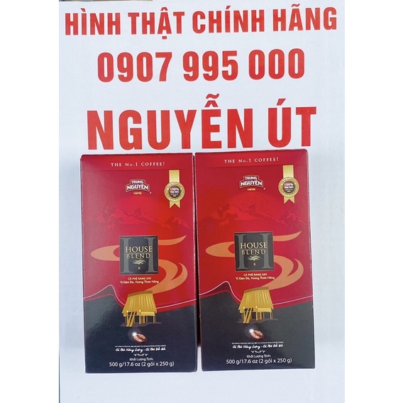 cafe trung nguyên house blend 2 hộp 1kg