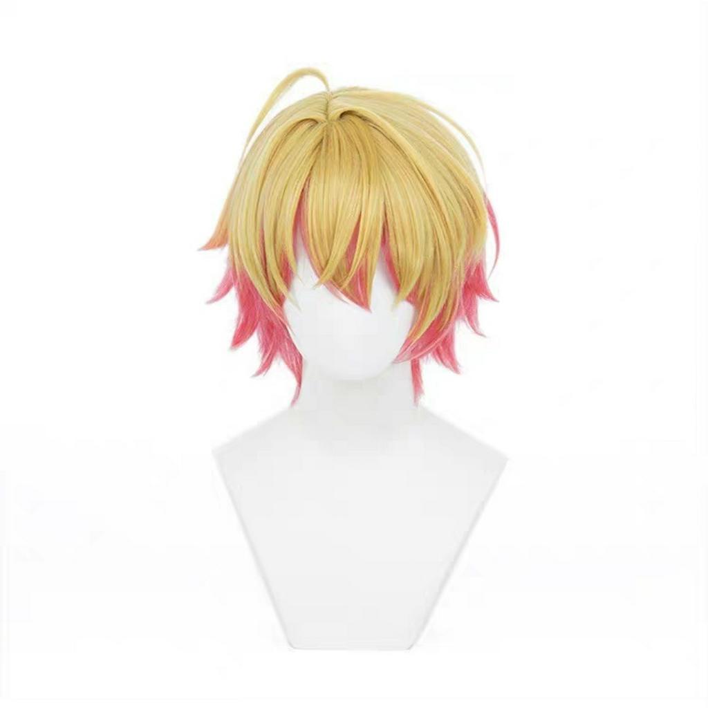 [Sẵn] Wig/Tóc giả Aquamarine Hoshino (Aqua) - Đứa con của thần tượng: Oshi no Ko màu vàng light hồng [Miu Cosplay]