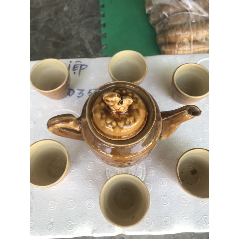 Bộ bình trà 6 tách xưa
