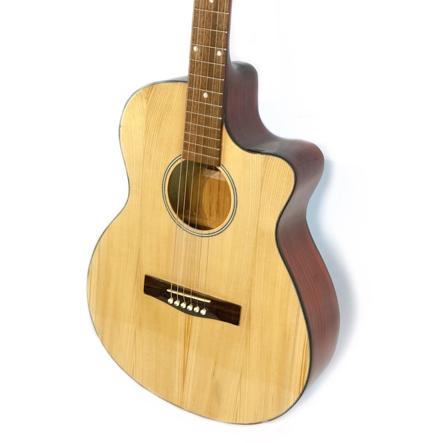 Đàn guitar acoustic mặt gỗ Thông SVA+ âm thanh tuyệt vời ghita cho người mới chơi