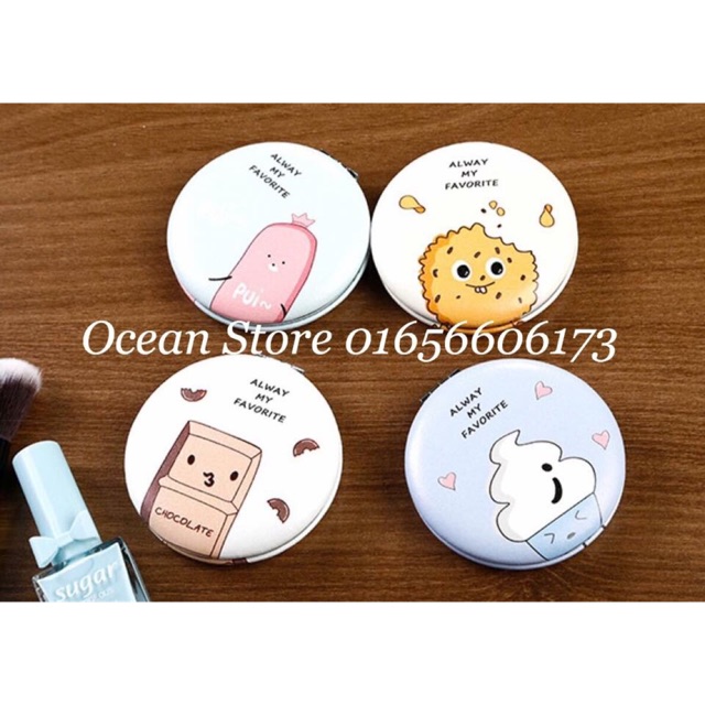 GƯƠNG 2 MẶT MINI CAO CẤP BỎ TÚI