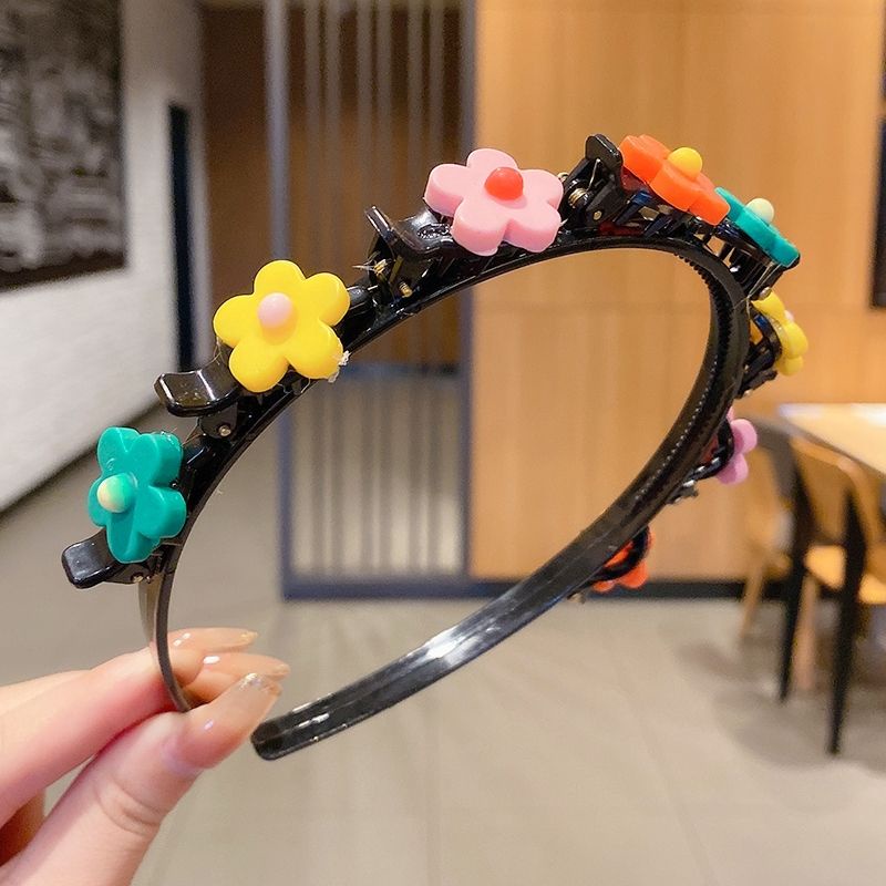 Bờm tóc Hàn Quốc hoa quả đáng yêu, có kẹp giữ tóc cho bé