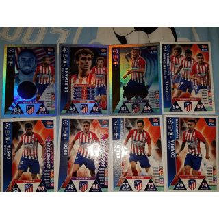 Atletico Madrid set Topps match attax extra c1 2018/2019 ( thẻ cầu thủ )