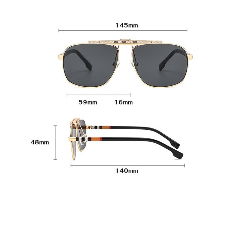 (Tặng hộp + Khăn lau) Kính râm nam phân cực cao cấp phong cách Âu Mỹ, chống tia UV400 - KM66