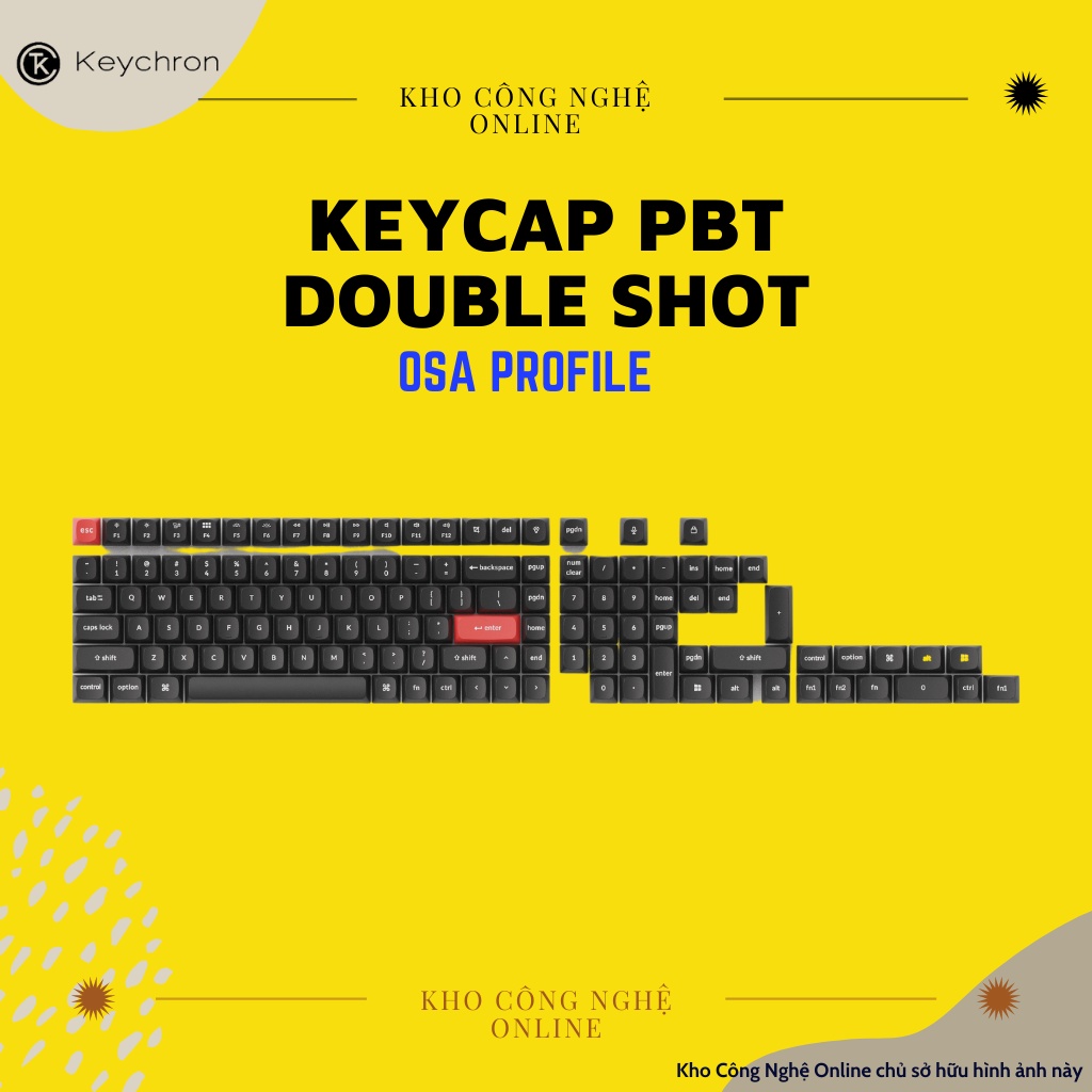 Keycap PBT Double Shot - OSA Profile