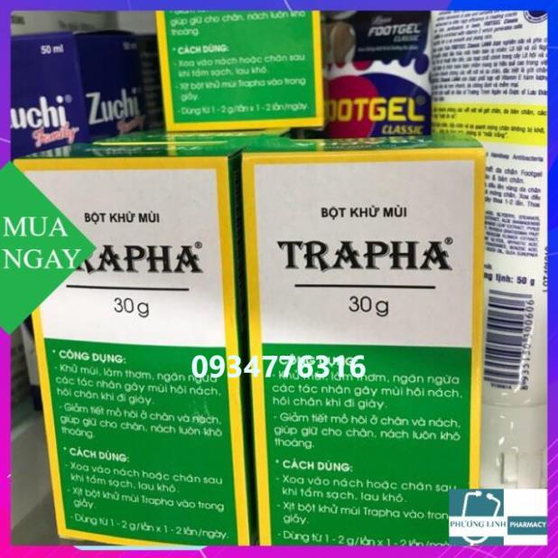 Phấn bột  TRAPHA của traphaco khử mùi hôi của chân và giày