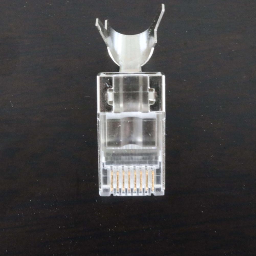 Đầu nối RJ45 được che chắn bằng kim loại CAT7 Đầu cắm mô-đun - Đầu nối mạng Ethernet cáp RJ 45 Cat 7 8P8C