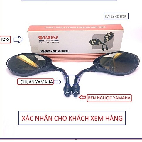 Kính Kiếng Yaz - Giá Bán 1 Cặp Không Bán Lẻ Gắn Cho Dòng Xe Yamaha - Exciter