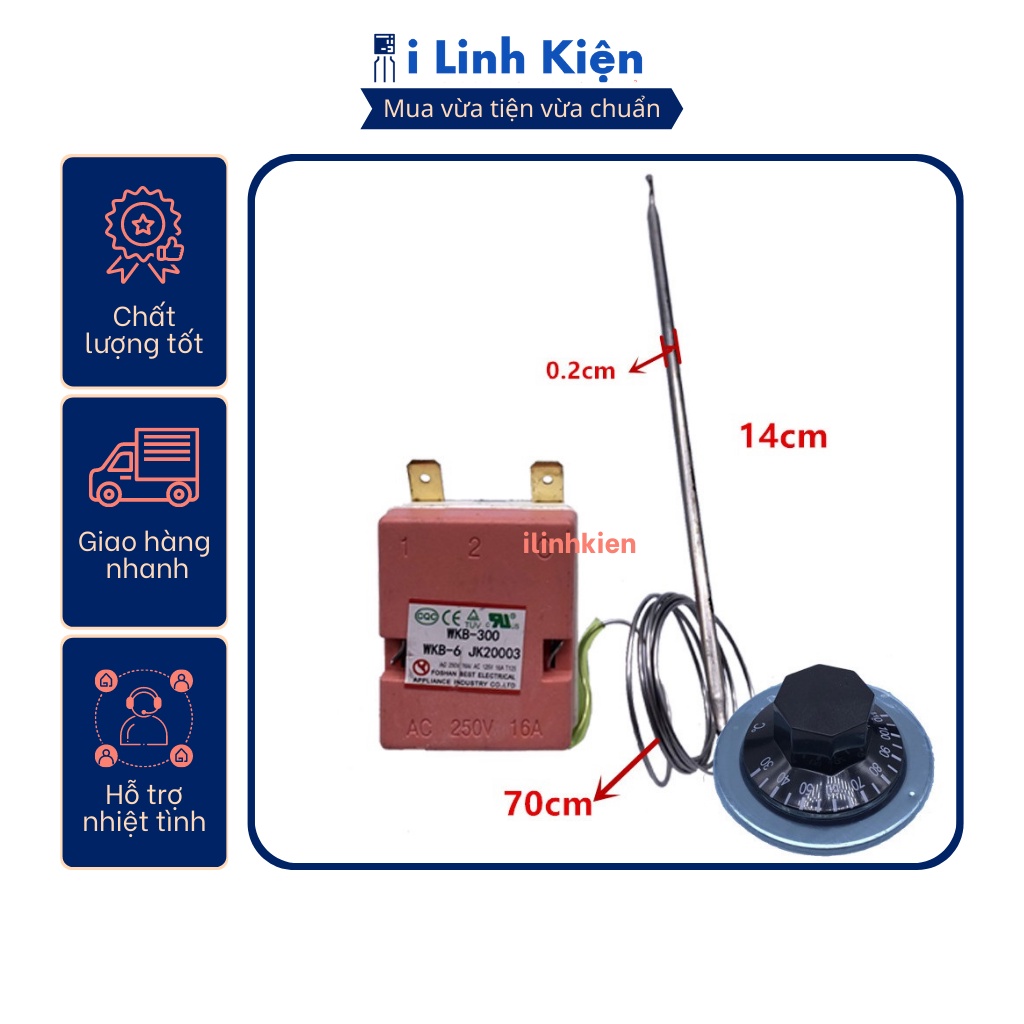 Rơ le nhiệt , relay điều chỉnh nhiệt nồi chiên,nồi phở.