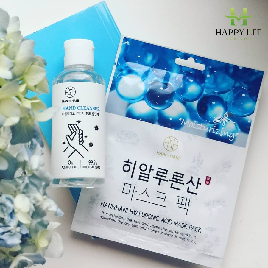 Gel rửa tay khô HANI x HANI 100ml hương mát dịu, nhập khẩu Hàn Quốc, diệt 99,9% vi khuẩn,  Happy Life for Yiou | BigBuy360 - bigbuy360.vn
