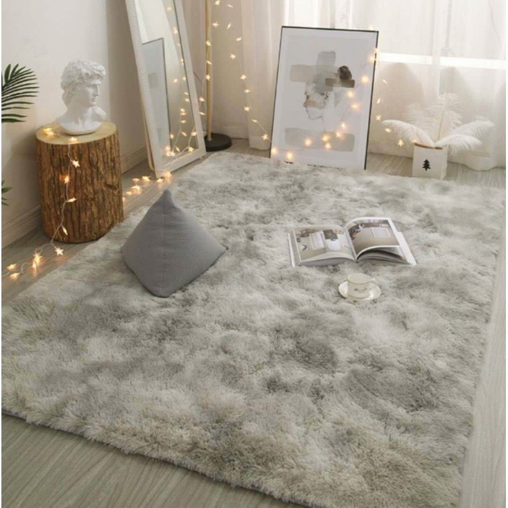 Thảm Lông Loang Trải Sàn Lông Dầy Thảm lông trải sàn lót sàn phòng khách trải giường decor