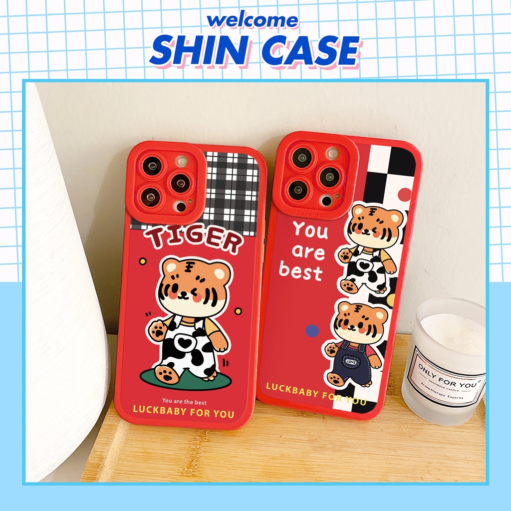 Ốp lưng iphone Hổ Baby cạnh vuông 6/6plus/6s/6splus/7/7plus/8/8plus/x/xr/xs/11/12/13/pro/max/plus/promax | BigBuy360 - bigbuy360.vn