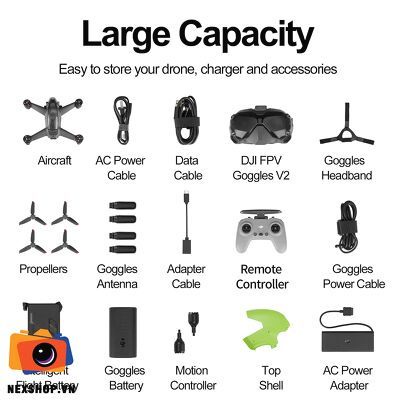 Valy chống shock chống nước DJI FPV | Chính hãng Telesin