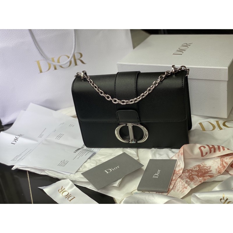 Dior Montaigne 30bag tag bạc fullbox bộ logo dập nổi quá đẹp♥️