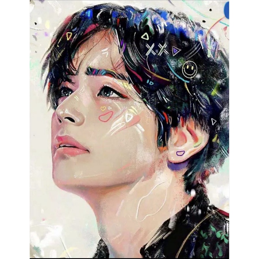 Tranh Tô Màu Số Hóa BTS KHUNG 40*50