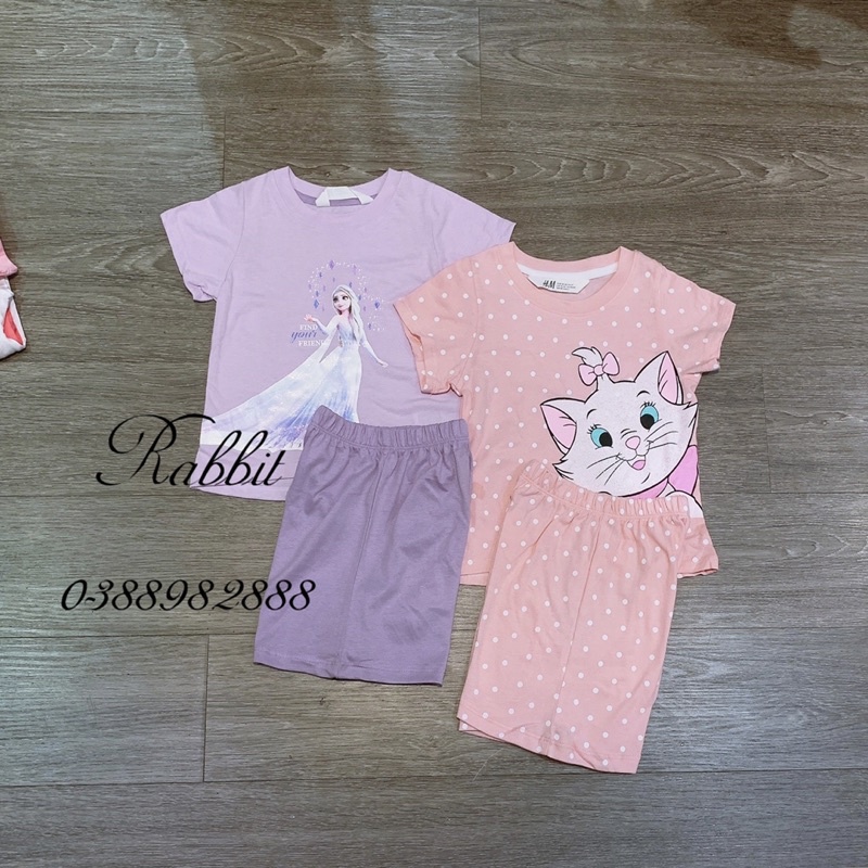 Bộ thun cotton hoạt hình