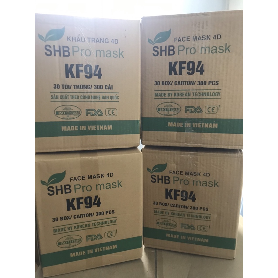 KHẨU TRANG CÁ MASK 4D 4 LỚP. THÙNG 300 CHIẾC siêu rẻ