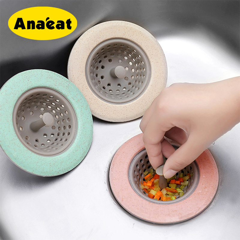 Nắp Lọc Rác Và Tóc ANAEAT Bằng Silicon Tiện Lợi Cho Bồn Rửa Nhà Bếp / Phòng Tắm
