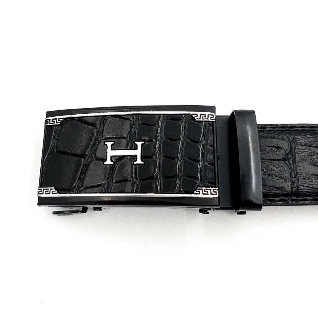 Thắt lưng nam vân da cá sấu khóa tự động phong cách sang trọng trẻ trung TL12