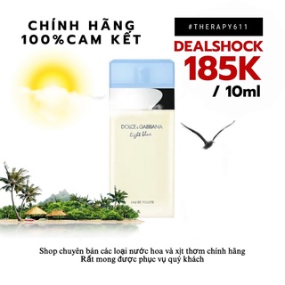 [𝗦𝗔𝗟𝗘]..::✨ Nước hoa D&G Light blue EDT 5ml/10ml/20ml✨::..