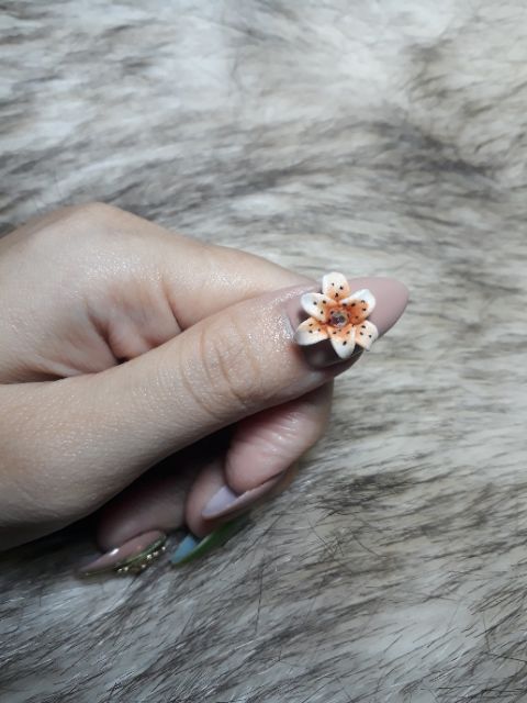 Hoa bột trang trí móng nail