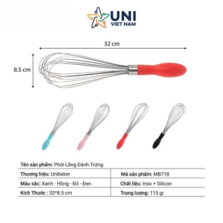 Phới lồng đánh trứng,kem Unibaker MB718