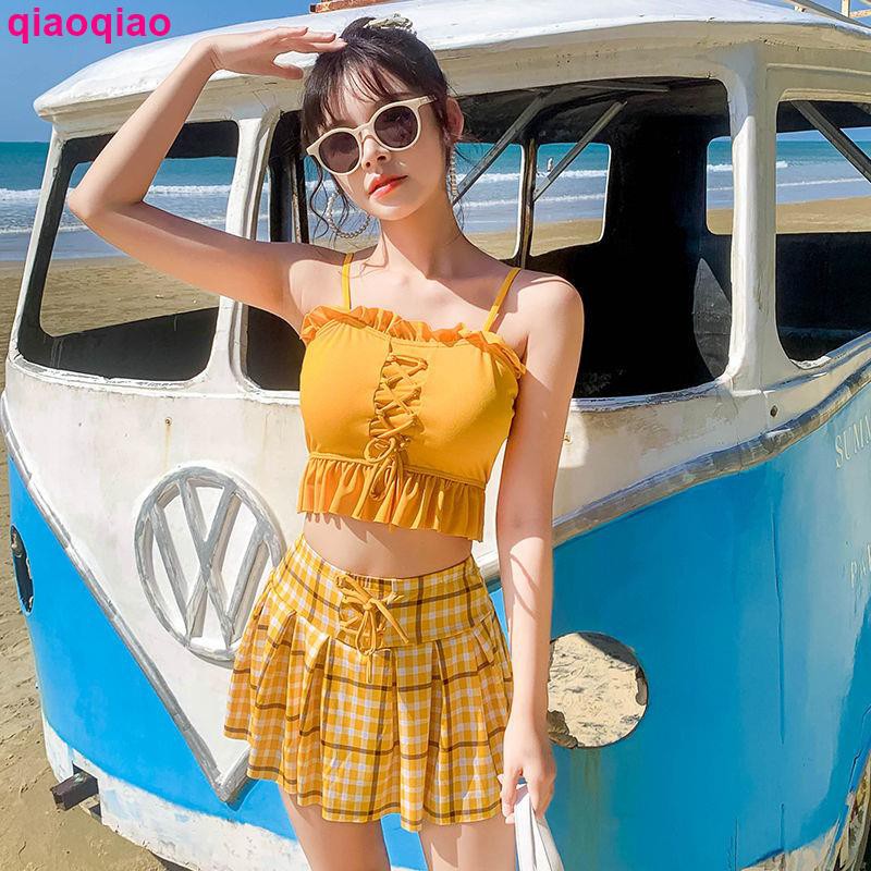 Bộ Đồ Bơi Ca Rô Thời Trang Hàn Cho Nữ | BigBuy360 - bigbuy360.vn