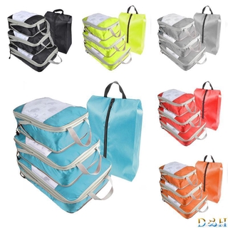 Set 4 Túi Đựng Đồ Du Lịch Chống Thấm Nước Tiện Dụng