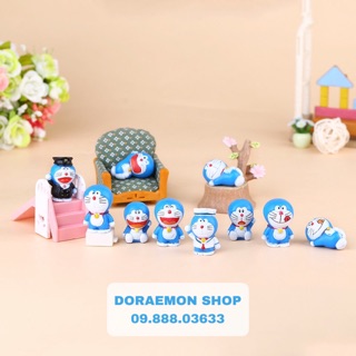 Bộ Mô Hình Mini Doremon Doraemon Văn Phòng
