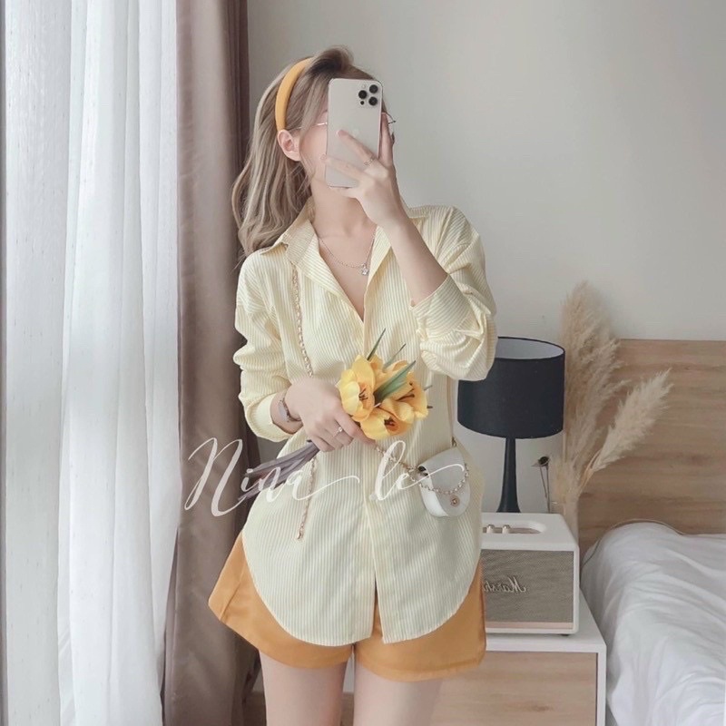 BIGSIZE Sét sơ mi sọc bigsize 50-90kg