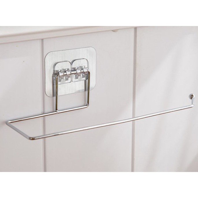 Thanh, Móc Inox 304 Dán Tường Siêu Chắc Treo Giấy Vệ Sinh, Cuộn Giấy, Khăn Lau Nhà Bếp 88304 Shop Kho Tông VP88