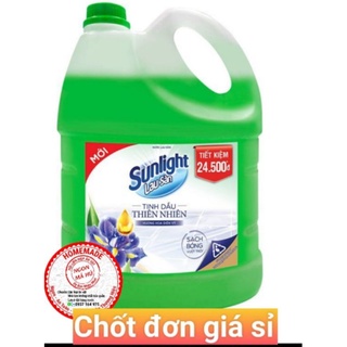 NƯỚC LAU SÀN SUNLIGHT 3.8kg  Hương Hoa Hạ Diên Vỹ Xanh