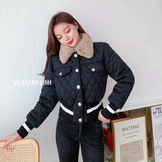 áo phao, Áo phao trần trám cổ lông