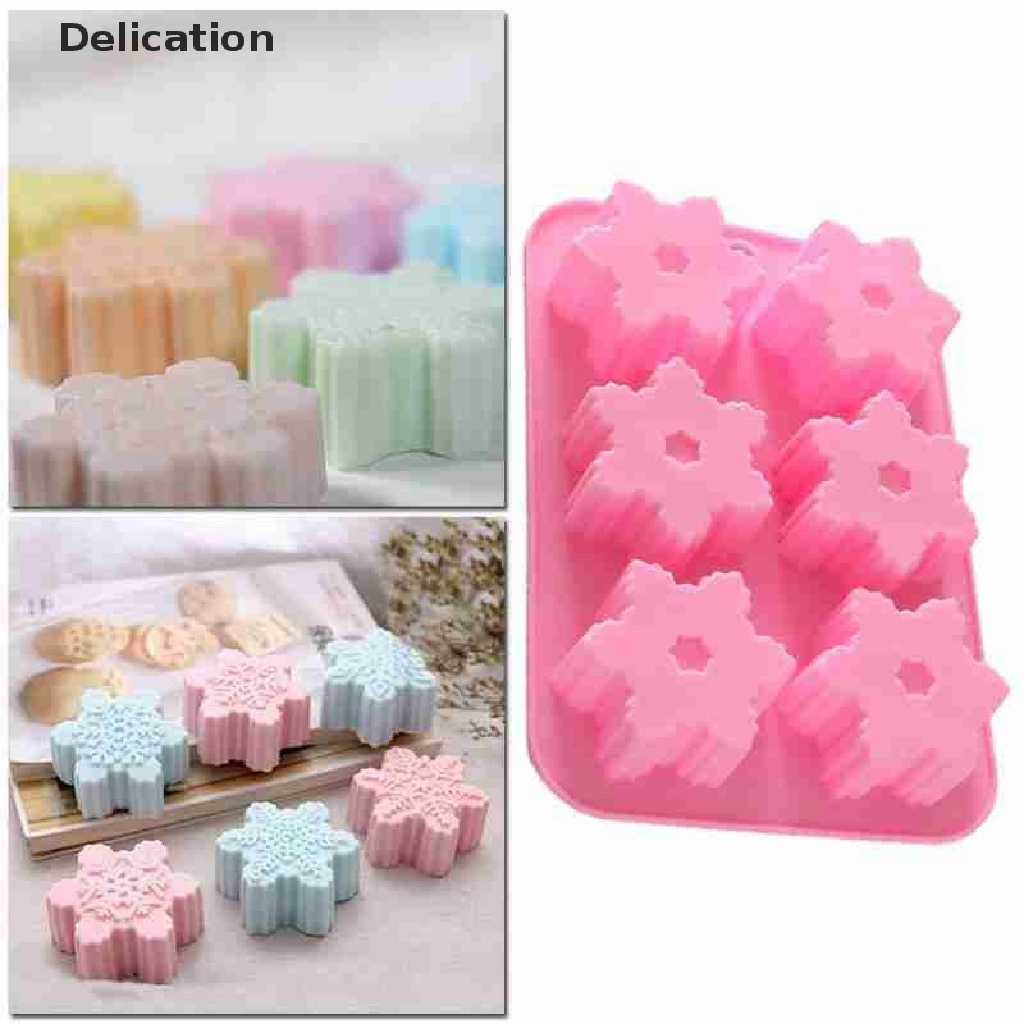 Khuôn Silicone Hình Bông Tuyết Giáng Sinh