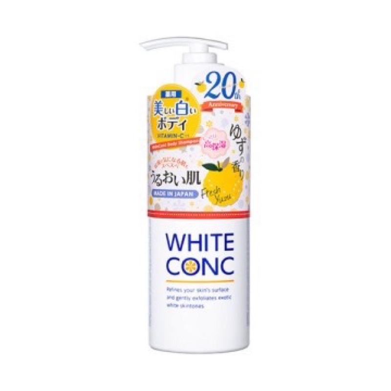 Sữa Tắm Trắng Da White Conc Body Vitamin C Dạng Vòi Chai 600ml