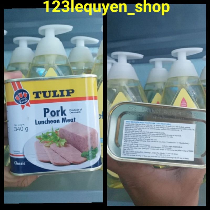 Thịt Hộp Tulip Pork Luncheon Meat 340g Loại Ngon