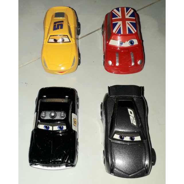 Sét 4 chiếc xe mô hình mini biệt đội cứu hộ bằng nhựa chạy chớn